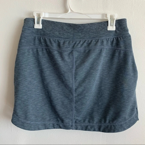 Athleta Techie Terry Skirt Heather Blue - Picture 3 of 6